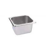 Cuba Gastronômica GN 1/6 100mm em Aço Inox sem Alças Chef Line 50514