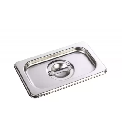 Tampa Cuba Gastronômica 1/9 em Aço Inox sem Recorte para Alças Chef Line 50521