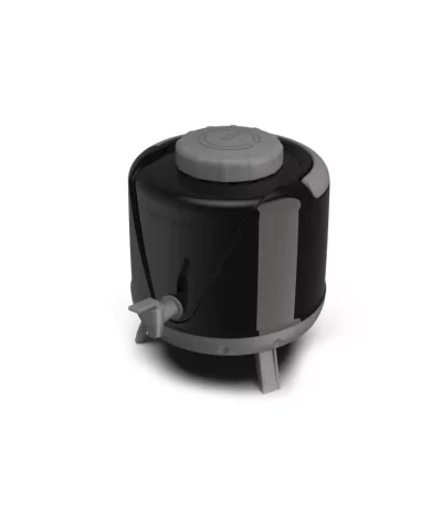 Botijão Térmico Preto Arezzo Unitermi - 5L