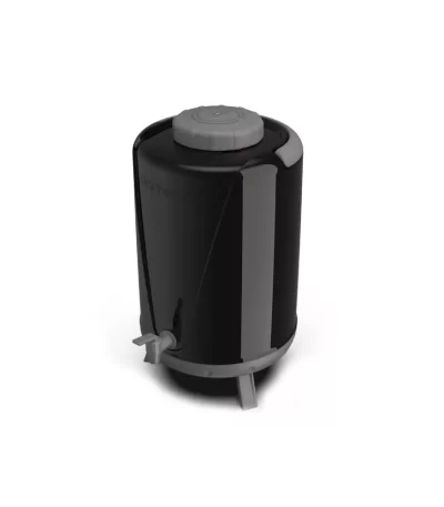 Botijão Térmico Preto Arezzo Unitermi - 10L