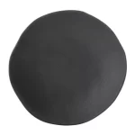 Prato Fundo de Cerâmica Orgânico Preto Matte Porto Brasil - 21cm