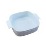 Travessa Porcelana Germer Quadrada Branca - 21CM