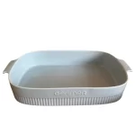 Travessa Porcelana Germer Retangular Branca - 30cm