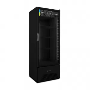 Refrigerador Vertical Metalfrio Porta de Vidro VB40AH 403L Essential All Black Frost Free – 110v | 220v