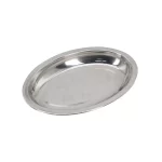 Travessa Funda Inox Oval Chef Line 9518 Antideslizante - 40cm