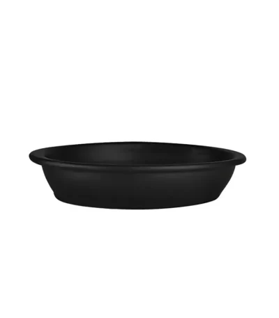 Assadeira Oval Cerâmica Ferrara Romanha Barricela 11217 Preto Matte - 28cm