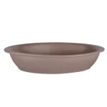 Assadeira Oval Cerâmica Ferrara Romanha Barricela 14219 Marrom Claro Matte - 37cm