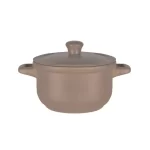 Caçarola de Cerâmica Argenta Marrom Claro Matte 20cm Ferrara 14121 - 1,8L