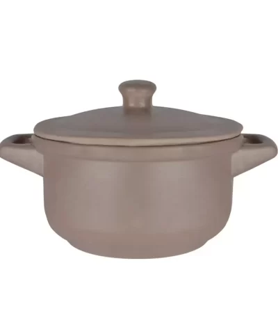 Caçarola de Cerâmica Argenta Marrom Claro Matte 23,5cm Ferrara 14122 - 3,3L