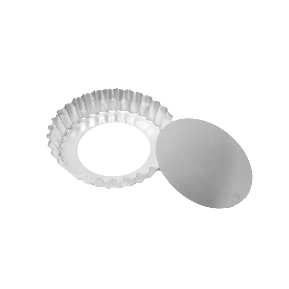 Forma Assadeira de Alumínio Crespa para Torta de Maçã com Fundo Removível Rspan FO177FF - 21x3cm