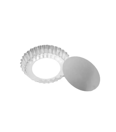 Forma para Tortinha de Alumínio Ondulada com Fundo Removível Rspan FO187FF – 6x1,4cm