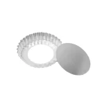 Forma para Tortinha de Alumínio Ondulada com Fundo Removível Rspan FO189FF – 9x1,8cm