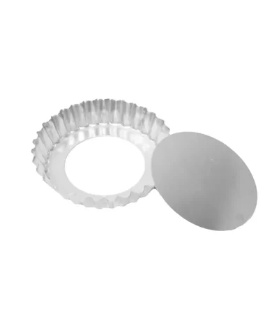 Forma para Tortinha de Alumínio Ondulada com Fundo Removível Rspan FO189FF – 9x1,8cm