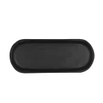 Travessa Cerâmica Ferrara Romanha Ficarollo 11115 Preto Matte - 35cm