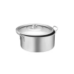 Caçarola de Alumínio com Tampa Hotel 34cm Maralar 85348 - 14,5L