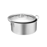 Caçarola de Alumínio com Tampa Hotel 38cm Maralar 85350 – 20,4L