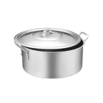 Caçarola de Alumínio com Tampa Hotel 40cm Maralar 85351 – 23,8L