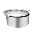 Caçarola de Alumínio com Tampa Hotel 45cm Maralar 85352 – 31,7L