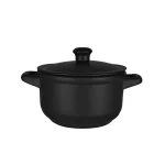 Caçarola de Cerâmica Argenta Preto Matte 20cm Ferrara 11121 - 1,8L