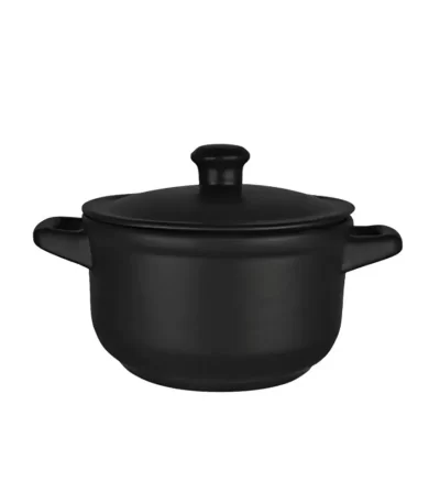 Caçarola de Cerâmica Argenta Preto Matte 20cm Ferrara 11121 - 1,8L