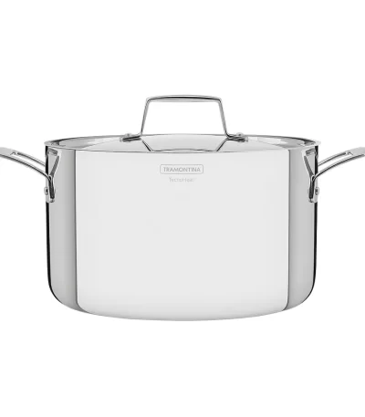 Caçarola em Aço Inox Corpo Triplo Grano 24cm Tramontina 62143/240 - 5,8L