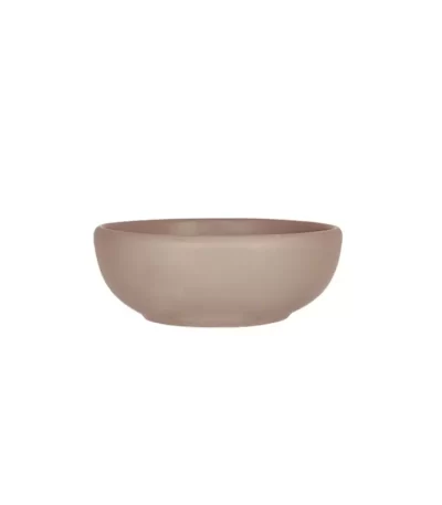 Bowl Cerâmica Ferrara Romanha Canaro 14108 Marrom Claro Matte - 18cm