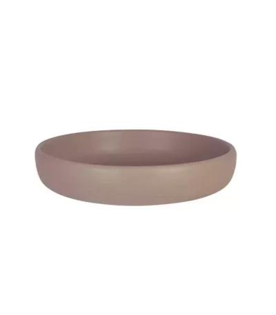Bowl Cerâmica Ferrara Romanha Canaro 14109 Marrom Claro Matte - 23cm
