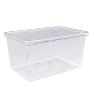 Organizador Multiuso de Acrílico com Tampa Slim UZ 426 - 2,9L