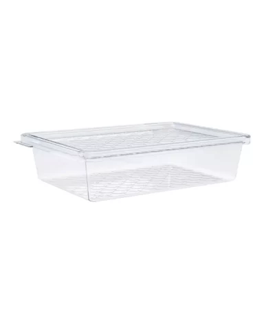 Organizador Multiuso de Acrílico com Tampa Slim UZ 434 - 1,3L