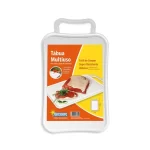Tábua Multiuso Retangular com Alça Antares Branca - 35x21cm