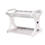 Escorredor de Pratos Branco Domum Inox - 16 Pratos