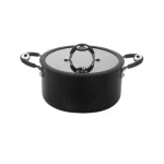 Caçarola em Alumínio com Revestimento Interno Antiaderente Quartzo Tegame Dom 22cm Multiflon 49222 - 3,7L