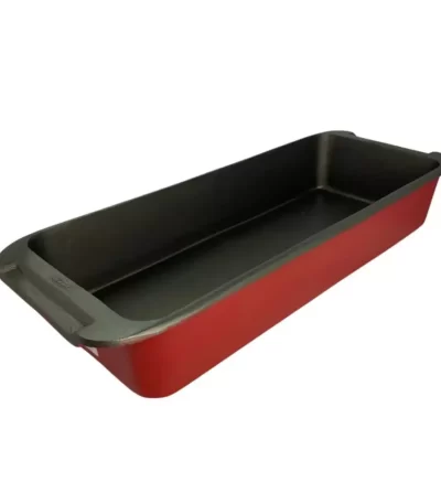 Travessa Assadeira de Alumínio Vermelha Weck - 38x15