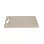 Tábua Retangular com Alça Polietileno Magnum Bege – 37x25cm