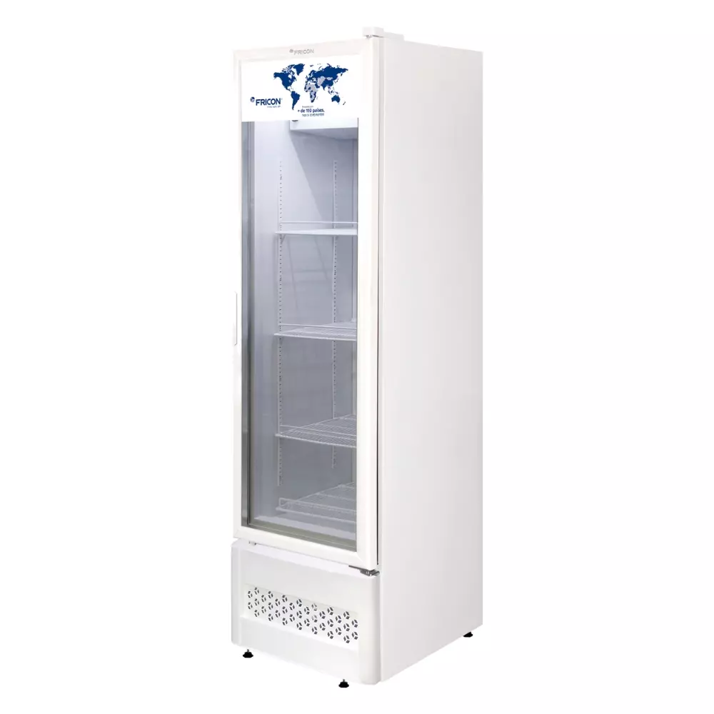 Refrigerador Vertical Porta de Vidro Slim 284L Fricon VCFM 284 V - 110v