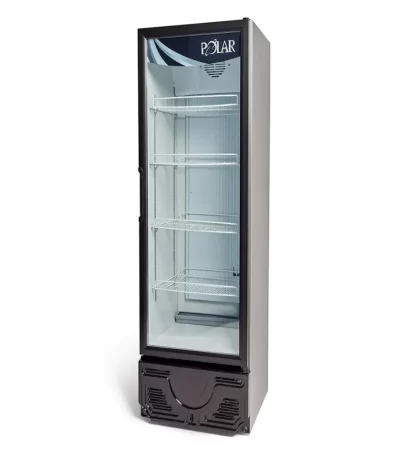 Refrigerador Vertical Porta de Vidro Visa Cooler Kromanox 405L Polar VISA405AB - 220v