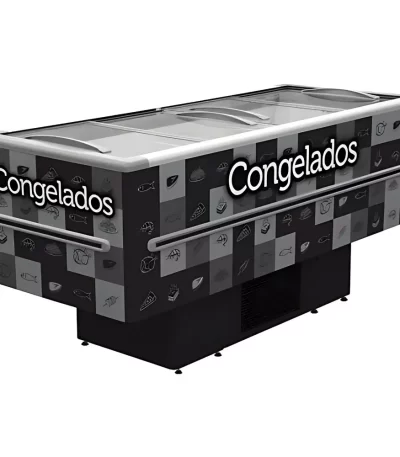 Ilha Expositora para Congelados 568L 194cm Dupla Ação Fricon ICED 568 V - 220v