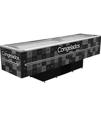 Ilha Expositora para Congelados 820L 3M Dupla Ação Fricon ICED 820 V - 220v
