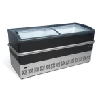 Ilha Expositora para Congelados Vidro Curvo 564L 2M Dupla Ação Polar EICVCL200 - 220v