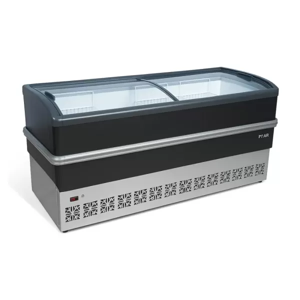 230.85.7095 Ilha Expositora para Congelados Vidro Curvo 2 Metros Polar EICVCL200 - 220v