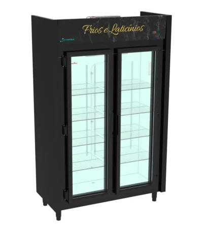 Refrigerador Expositor Vertical Auto Serviço Frios e LaticÍnios 2 Portas 890L Kofisa - 110v | 220v