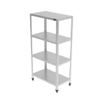 Estante Lisa de Inox 4 Prateleiras Sulfisa - 190x100cm