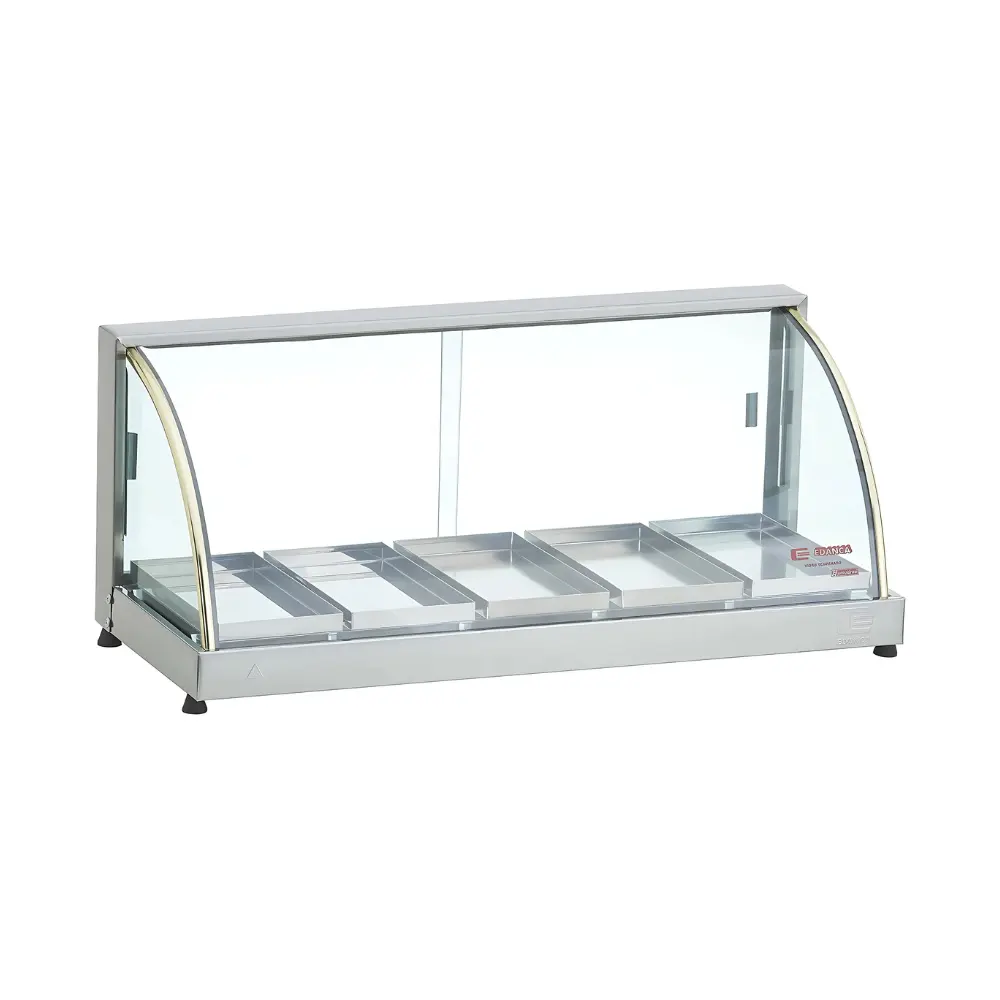 Estufa Vidro Curvo Ouro 5 Bandejas Edanca EO05 - 110v | 220v