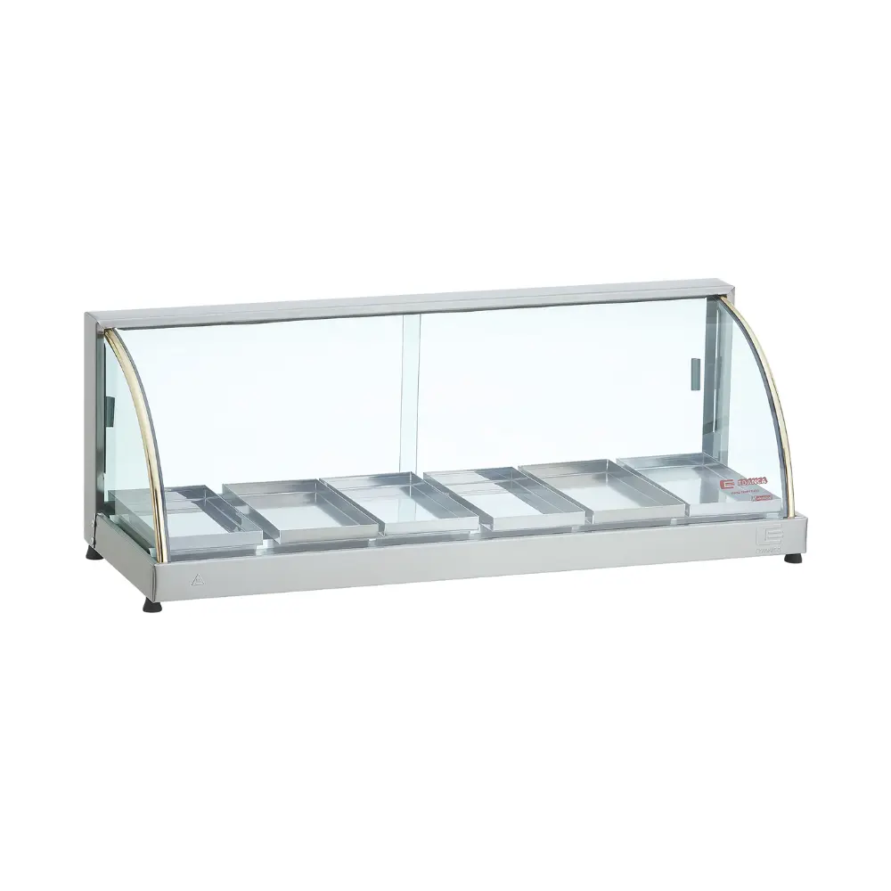 Estufa Vidro Curvo Ouro 6 Bandejas Edanca EO06 - 110v | 220v