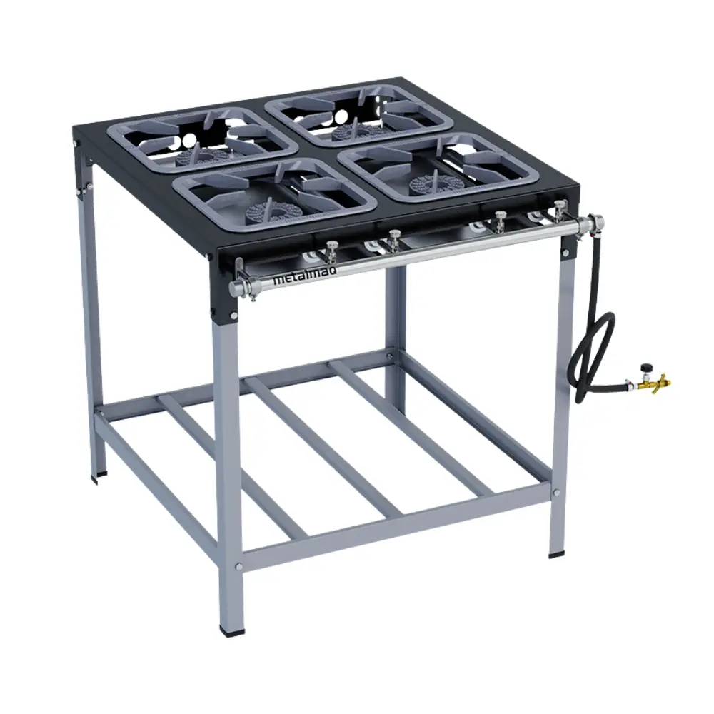 345.55.1080 Fogão Stori Max M14 30x30 4 Bocas Metalmaq - Alta Pressão