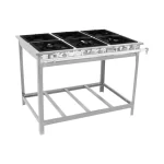 Fogão Extra de Inox 30x30 6 Bocas Venâncio EI6 - Baixa Pressão