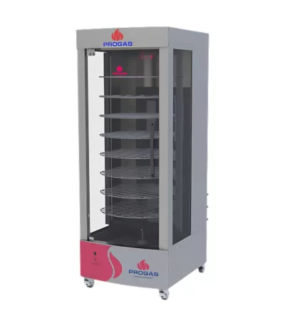 Forno Multiuso Giratório 8 Grelhas 128 kg Progás PRP-482 G5 Bivolt – Gás GLP