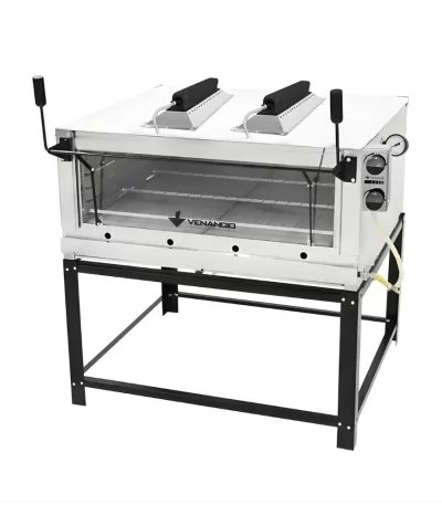Forno Industrial Lastro de Pedra Refratária c/ Gratinador FIRIV90 Venâncio Roma 90cm – Gás GLP