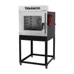 Forno Turbo Twister 5 Esteiras Interior Galvanizado Venâncio FVT5G Monofásico - Gás GLP