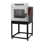 Forno Turbo Twister 5 Esteiras Interior e Exterior em Inox Venâncio FVT5G Monofásico - Gás GLP